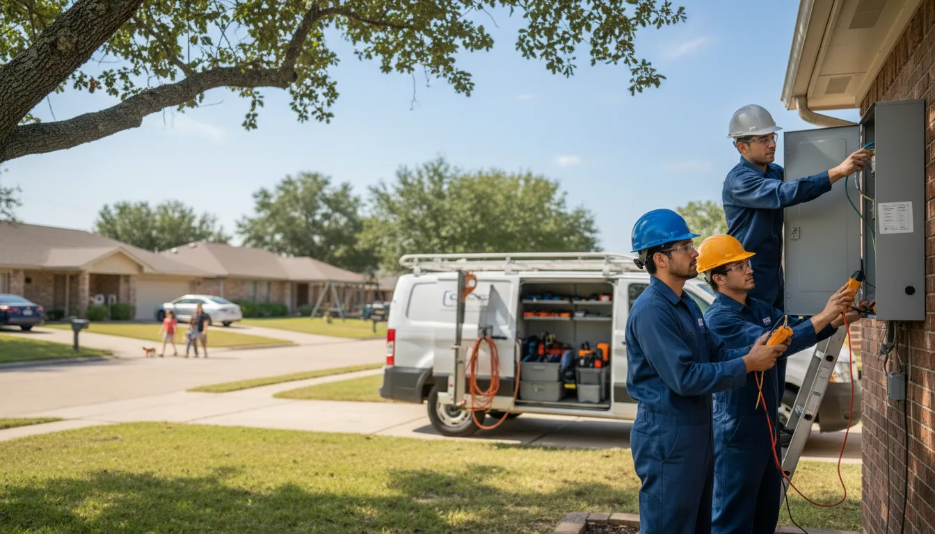 Certified electrician providing emergency electrical services in Falmouth, MI